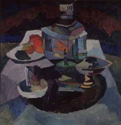 Stillleben mit Samowar, 1913