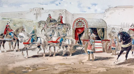 Eine königliche Kutsche des 9. Jahrhunderts, 1886