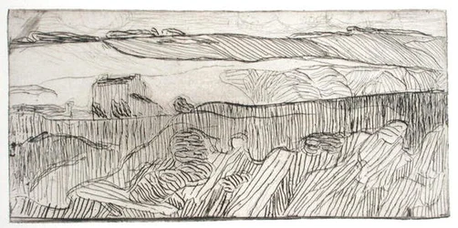 Gestreifte Landschaft