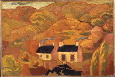 Zwei strohgedeckte Hütten (Les deux chaumières) ca. 1893-94