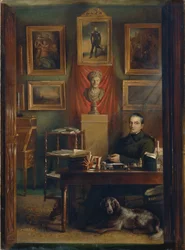 Porträt von Graf Dmitry Petrovich Buturlin 1790-1849, 1851