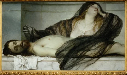 Maria Magdalena beweint den toten Christus