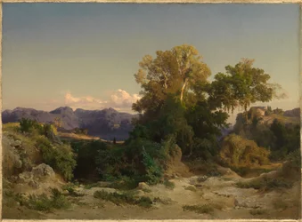 Landschaft in der römischen Campagna