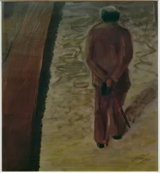 Selbstporträt von hinten