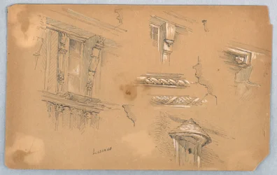 Architektonische Details in Lisieux