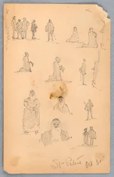 Figurenskizzen bei St. Peter