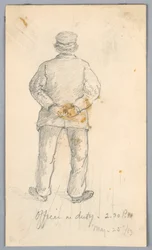 Offizier im Dienst. 14:30 Uhr