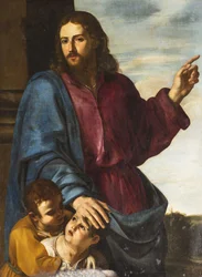 Christus segnet die Kinder Lasst die kleinen Kinder zu mir kommen, ca. 1629-1630