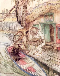 Illustration für Der Wind in den Weiden von Kenneth Grahame