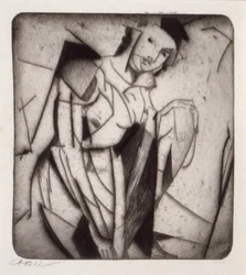 Figur im Glas