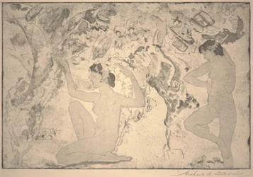 Winkelige Schönheit, Druck von Ernest Haskell, 1918