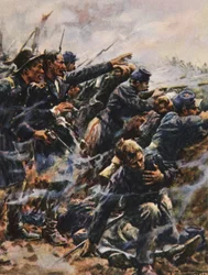 Flut bei Gettysburg, Illustration aus 