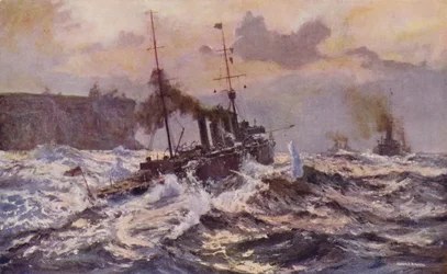 Kriegsschiffe der australischen Marine verlassen den Hafen von Sydney