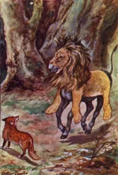 Äsops Fabeln: Der Esel in der Löwenhaut