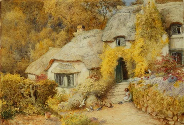 Häuser in Selworthy, Somerset