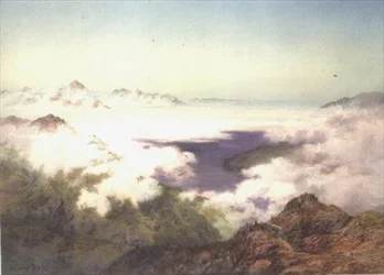 Früher Morgen von der Schynegge Platte, Schweiz