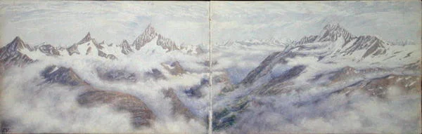 Blick vom Breithorn