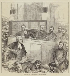 Prozess der Bankfälscher am Old Bailey
