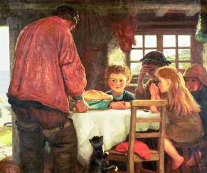 Das Tischgebet oder Der Kapitän und seine Crew