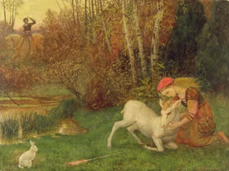 Die weiße Hirschkuh, um 1870