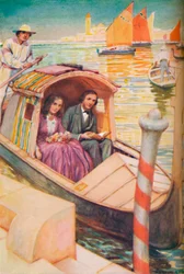 Die Brownings in der Gondelstadt, ca. 1925