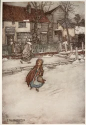 Bestimmte Kekshersteller sind so weit gegangen, sein Abbild auf ihre Neujahrskuchen zu prägen:, aus Rip Van Winkle von Washington Irving, veröffentlicht 1910