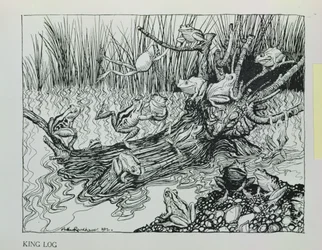 König Log, Illustration aus 