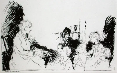 Lange Geschichten von Geistern, Hexen und Indianern, Illustration aus 