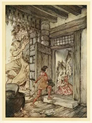 Als er die Schlüssel der Burg nahm, schloss Jack alle Türen auf, aus Englische Märchen, 1922