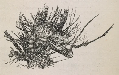 Die Grinsekatze im Baum