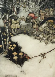 Sie tranken ihr Getränk in tiefem Schweigen, 1905