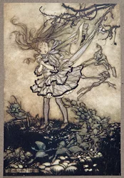 Sie werden dir sicherlich Unfug machen, aus Peter Pan in Kensington Gardens von J M Barrie, veröffentlicht 1906