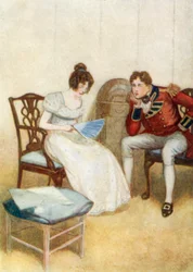 Illustration für Stolz und Vorurteil von Jane Austen