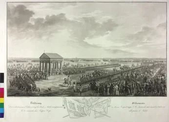 Defilierung am 11. Oktober 1833