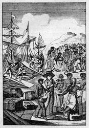 Frontispiz für eine Volksausgabe von "Reise von Paris nach Saint-Cloud auf dem Seeweg und Rückkehr von Saint-Cloud nach Paris auf dem Landweg" von Louis Balthazar Neel