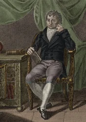 Johann Gottlieb Fichte. Deutscher Philosoph - Porträt von Johann Gottlieb Fichte, deutscher Philosoph
