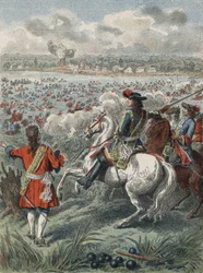 Ludwig XIV. in Holland - Überquerung des Rheins