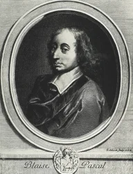 PASCAL, Blaise (1623-1662). Französischer Mathematiker, Physiker und Philosoph. Gravur