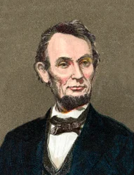 Porträt von Abraham Lincoln, 16. Präsident der Vereinigten Staaten von Amerika