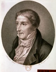 Porträt von Alessandro Volta (Gravur)