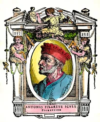 Porträt von Antonio Filarete, florentinischer Bildhauer