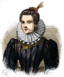 Porträt von Catherine Henriette de Balzac d