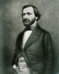 Porträt von Giuseppe Fortunino Francesco Verdi