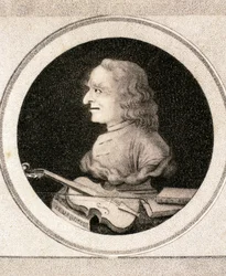 Porträt von Giuseppe Tartini (Radierung)