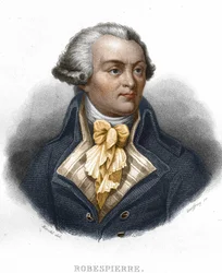 Porträt von Maximilian Marie Isidore Robespierre (1758-1794), französischer Politiker
