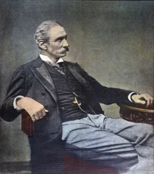 Porträt des italienischen Politikers Giuseppe Zanardelli (1826-1903)