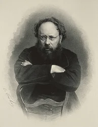 Proudhon, Pierre-Joseph (1809-1865). Französischer sozialistischer Theoretiker und Ökonom