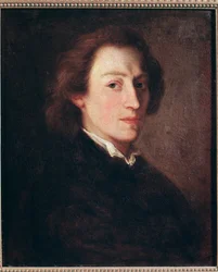 Porträt von Frederic Chopin, um 1846