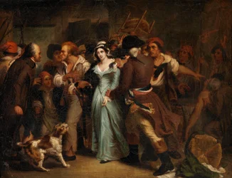 Die Verhaftung Charlotte Cordays