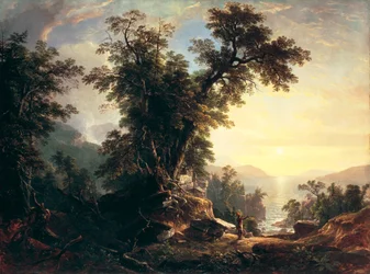 Das Abendgebet der Indianer, 1847